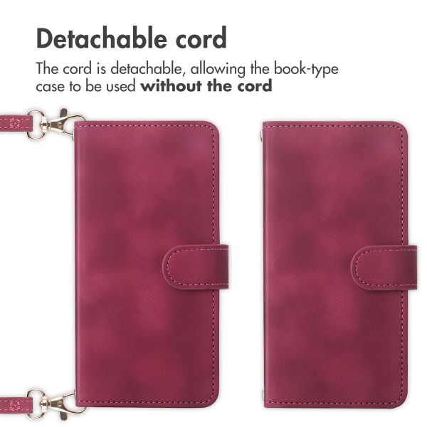 imoshion Bookcase with Strap Apple iPhone SE (2022 / 2020) / 8 / 7 - Red