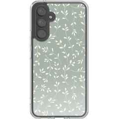 imoshion Design hoesje Samsung Galaxy A54 (5G) - Smoke Green Flowers