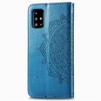 Mandala Bookcase Samsung Galaxy A51 - Turquoise