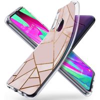 imoshion Design hoesje Samsung Galaxy A40 - Grafisch Koper / Roze