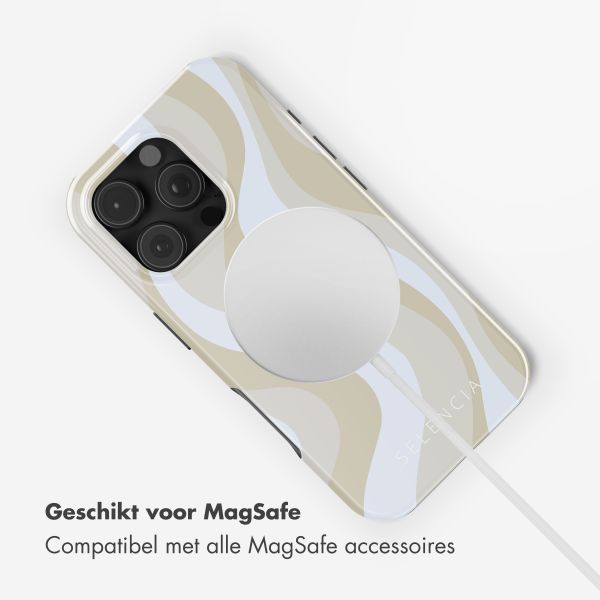 Selencia Vivid Backcover met MagSafe Apple iPhone 16 Pro - Desert Waves Beige
