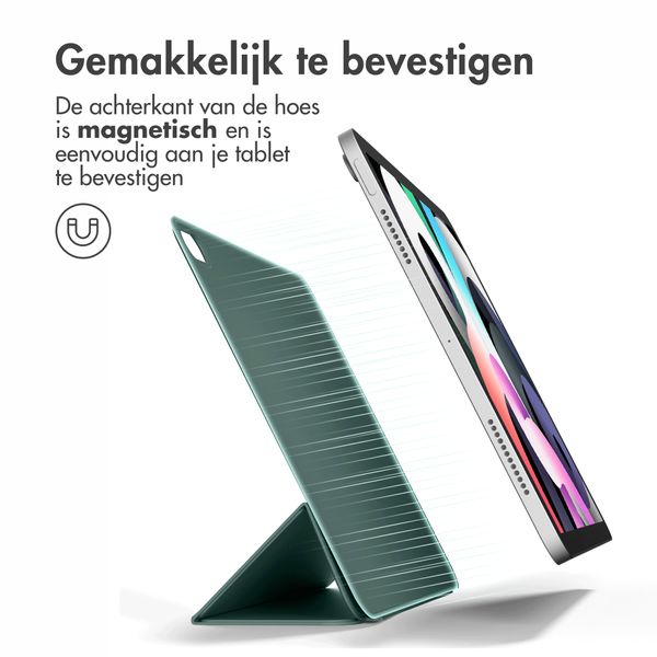 imoshion Magnetic Bookcase Apple iPad Air 11 inch (2025) M3 / (2024) M2 / Air 5 (2022) / Air 4 (2020) - Donkergroen