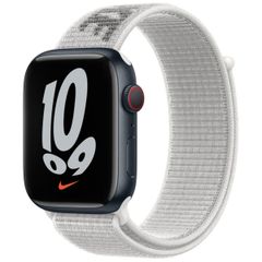 Apple Nike Sport Loop Band Apple Watch Series 1 t/m 11 / SE / Ultra (44/45/46/49 mm) - White