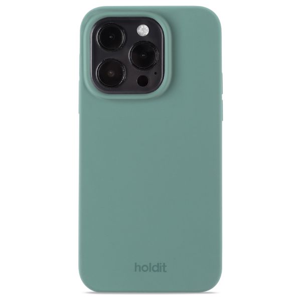 Holdit Silicone Case iPhone 14 Pro - Moss Green