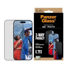 PanzerGlass Privacy Ultra-Wide Fit Anti-Bacterial Screenprotector incl. applicator Apple iPhone Air