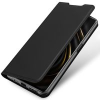 Dux Ducis Slim Softcase Bookcase Xiaomi Poco M3 - Zwart