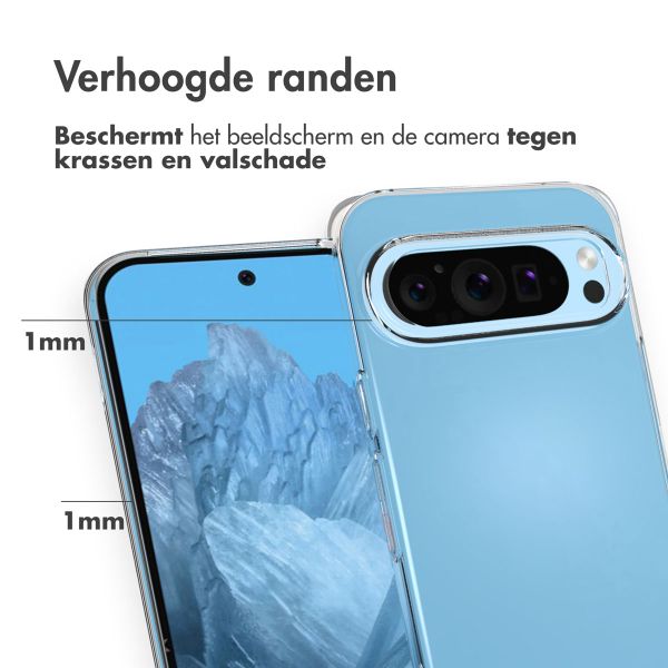 Accezz Clear Backcover Google Pixel 9 / 9 Pro - Transparant