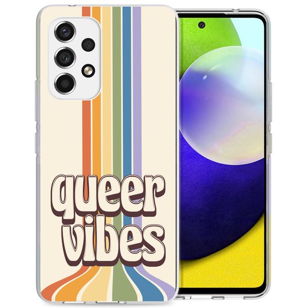 imoshion Design hoesje Samsung Galaxy A53 - Rainbow Queer vibes