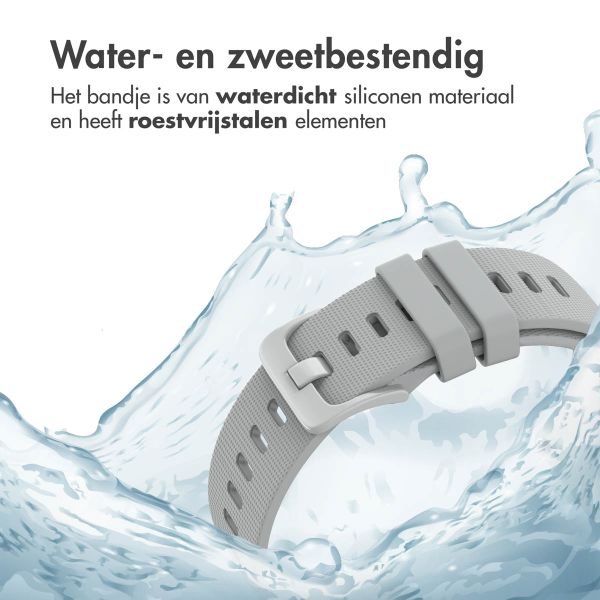 imoshion Siliconen sportbandje met gesp Samsung Galaxy Watch 7 40/44 mm - Grijs
