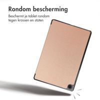 imoshion Trifold Bookcase Samsung Galaxy Tab A9 Plus - Rosé Goud