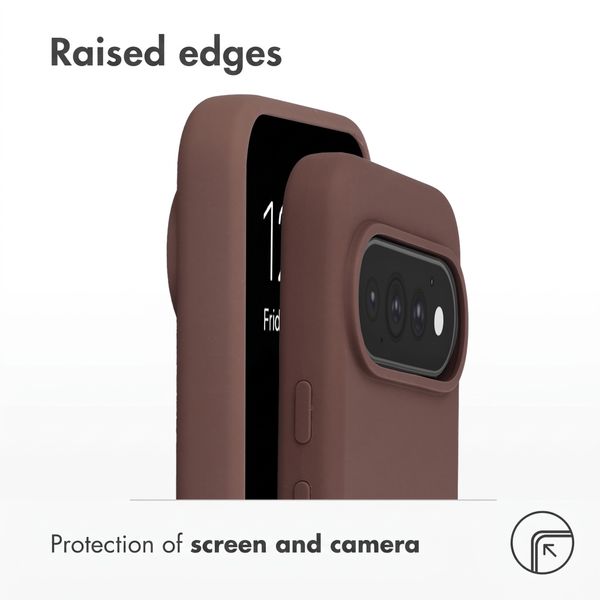 Accezz Liquid Silicone Case with MagSafe Google Pixel 11 / 11 Pro / 10 / 10 Pro - New Tea Brown