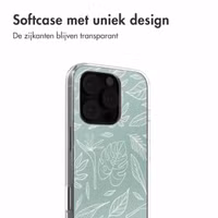 imoshion Design hoesje Apple iPhone 16 Pro - Leaves Line-Art