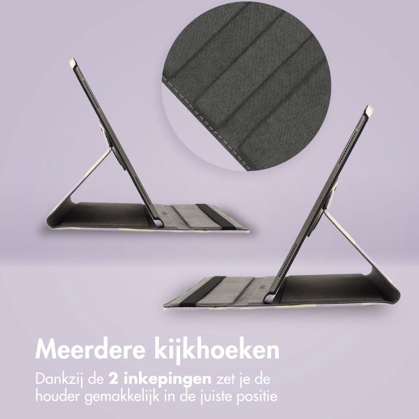 imoshion 360° Draaibare Design Bookcase Samsung Galaxy Tab A9 Plus - Dancing Cubes
