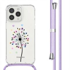 imoshion Design hoesje met koord Apple iPhone 15 Pro - Sandstone Dandelion