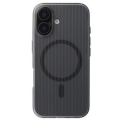 Accezz Lite Backcover met MagSafe | Fluted | Apple iPhone 16 - Matte Black