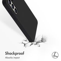 Accezz Liquid Silicone Back Cover with MagSafe Samsung Galaxy S26 Plus - Black
