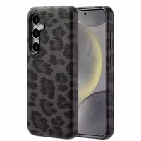 Selencia Sabi Backcover Panterprint met MagSafe Samsung Galaxy S24 - Midnight Black