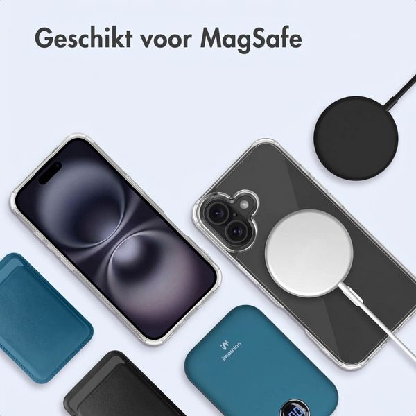 imoshion Protective Backcover met MagSafe Apple iPhone 16 - Transparant