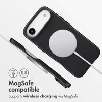 Accezz Leather Back Cover with MagSafe Apple iPhone Air - Onyx Black