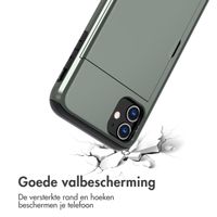 imoshion Backcover met pasjeshouder Apple iPhone 11 - Donkergroen