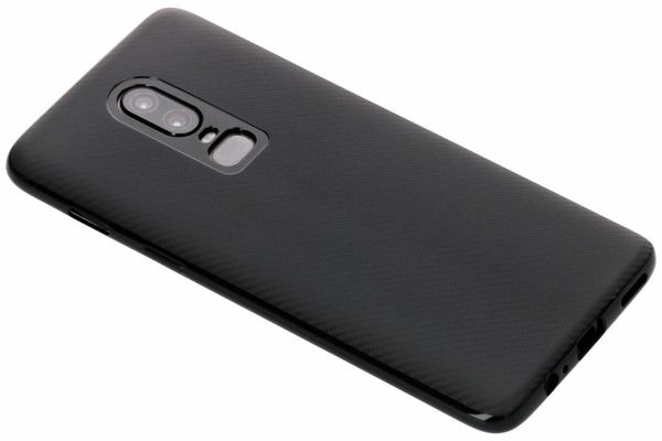 Carbon Softcase Backcover OnePlus 6