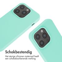 imoshion Siliconen hoesje met koord Apple iPhone 15 Pro - Mintgroen