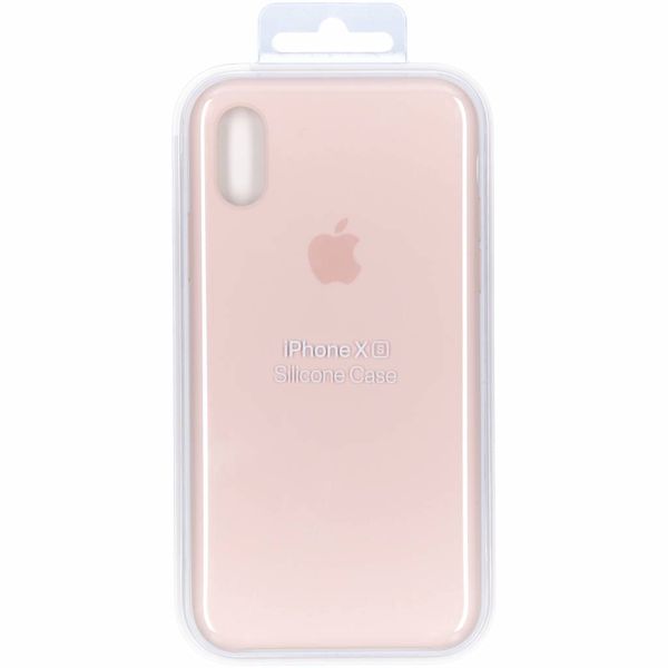 Apple Silicone Backcover Apple iPhone Xs / X - Pink Sand