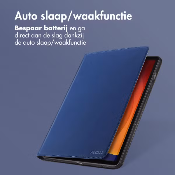 Accezz Classic Tablet Case Samsung Galaxy Tab S10 Lite / S9 11.0 inch / Tab S10 FE / S9 FE 10.9 inch - Donkerblauw