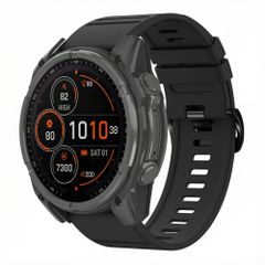 imoshion QuickFit® Stripe Siliconenbandje  - Garmin 26 mm aansluiting - Zwart