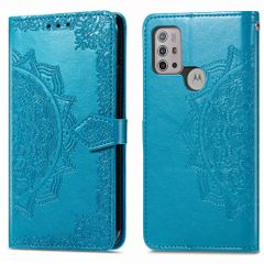 imoshion Mandala Bookcase Motorola Moto G30 / G20 / G10 (Power) - Turquoise