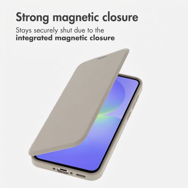imoshion Transparent Bookcase with MagSafe Samsung Galaxy A37 (5G) - Beige