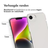 Accezz Clear Backcover Apple iPhone 16e - Transparant