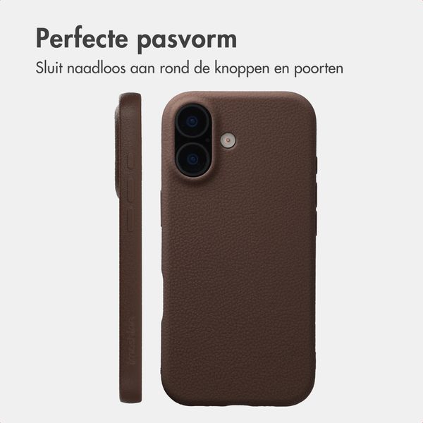imoshion Texture Backcover Apple iPhone 17 - Donkerbruin