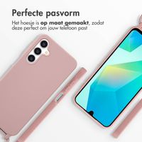 imoshion Siliconen hoesje met koord Samsung Galaxy A16 - Sand Pink