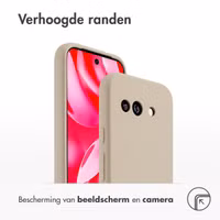 Accezz Liquid Silicone Backcover Google Pixel 9A - Stone