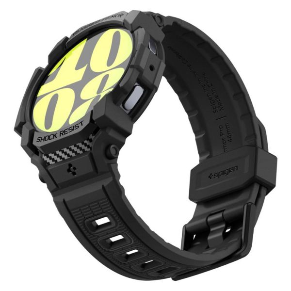 Spigen Rugged Armor™ Pro Case Samsung Galaxy Watch 7 - 44 mm - Mat Zwart