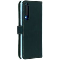 Selencia Echt Lederen Bookcase Huawei P30 - Groen