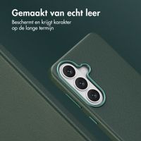 Accezz MagSafe Leather Backcover Samsung Galaxy S26 Plus - Cedar Green