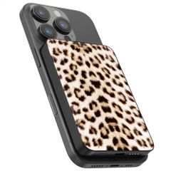 Selencia Vivid Powerbank 5,000 mAh - Wireless Powerbank - MagSafe and Qi - Black / Wild Leo
