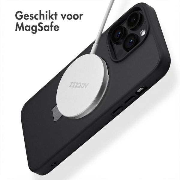 Accezz Ring Stand Backcover met MagSafe Apple iPhone 14 Pro Max - Zwart