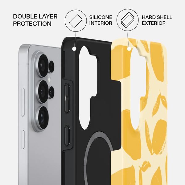 Burga Tough Back Cover with MagSafe Samsung Galaxy S26 Ultra - Lemon Tart