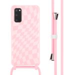 imoshion Siliconen design hoesje met koord Samsung Galaxy S10 - Retro Pink