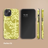 Selencia Vivid Back Cover with MagSafe Apple iPhone 13 - Chalky Bloom