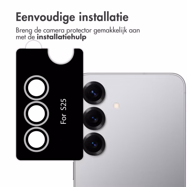 imoshion 2 Pack Camera lens protector Samsung Galaxy S25 - Silver Shadow