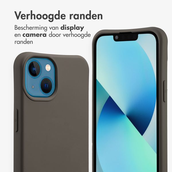 imoshion Color Backcover met afneembaar koord MagSafe Apple iPhone 13 - Black Coffee