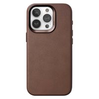 Woodcessories Bio Leather Case MagSafe iPhone 15 Pro - Bruin