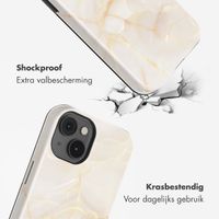 Selencia Vivid Backcover Apple iPhone 14 - Golden Beige Marble