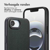 Accezz Leather Bookcase 2-in-1 met MagSafe Apple iPhone 16e - Onyx Black