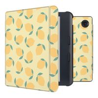 imoshion Design Slim Hard Case Sleepcover met stand Kobo Libra Colour - Citrus Dream