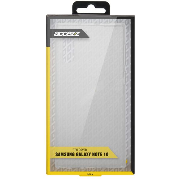 Accezz Clear Backcover Samsung Galaxy Note 10 - Transparant